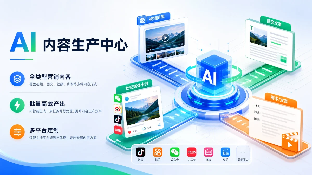AI内容生产中心