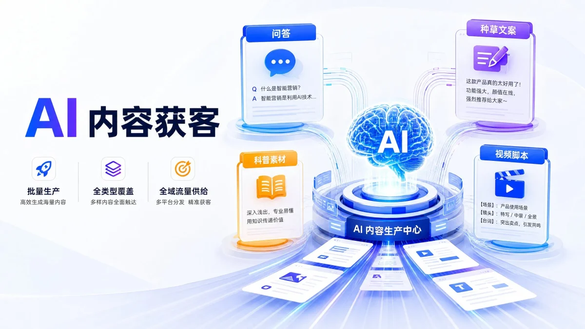 AI内容获客